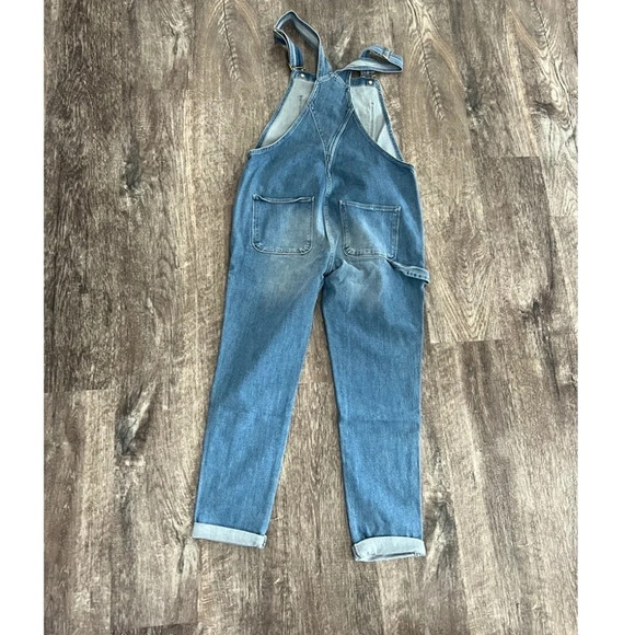 FRAME Le Garcon Crop Boyfriend Overalls Size S - Picture 4 of 6